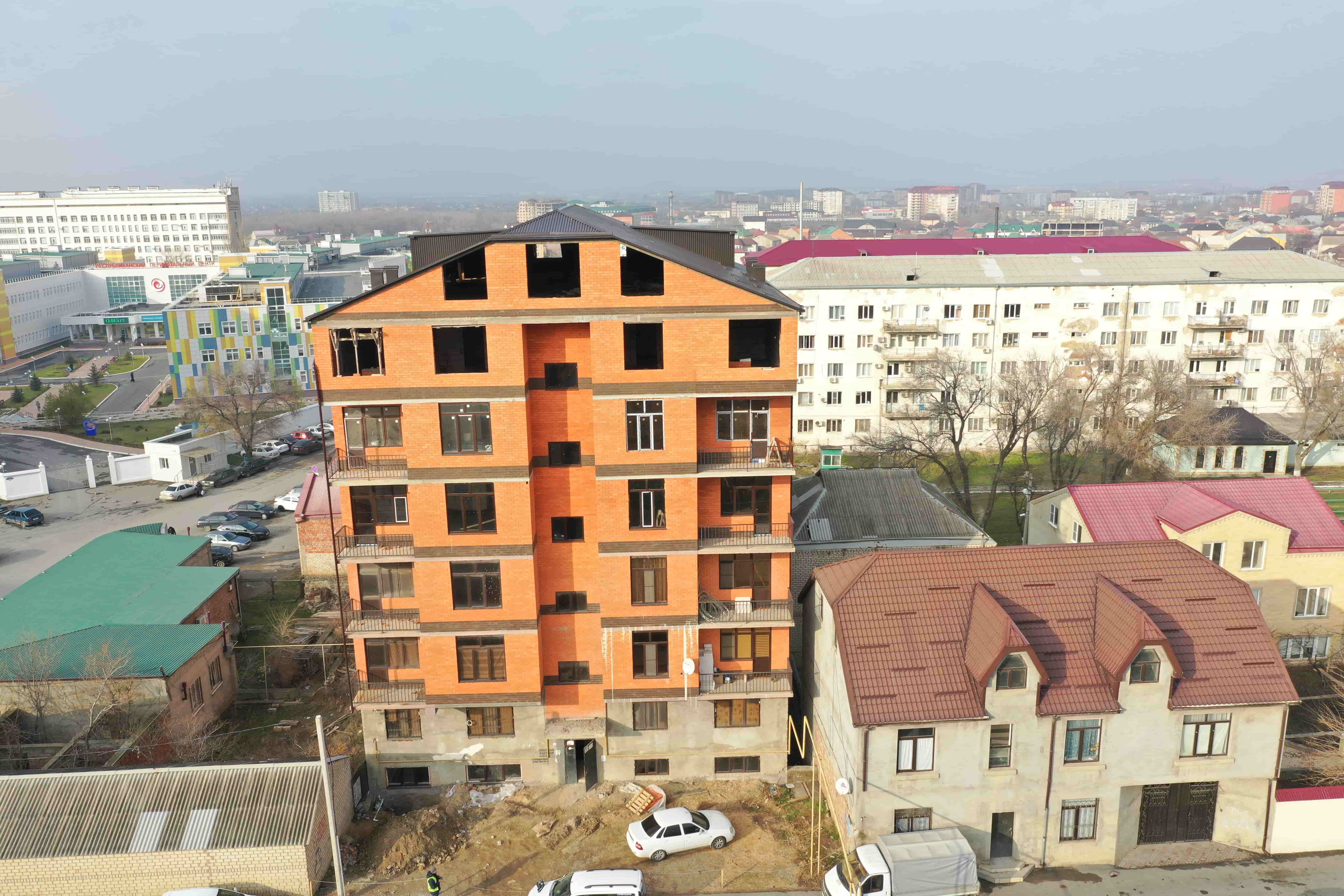 Многоквартирный жилой дом в г. Махачкала, ул. Ахульго, 3
