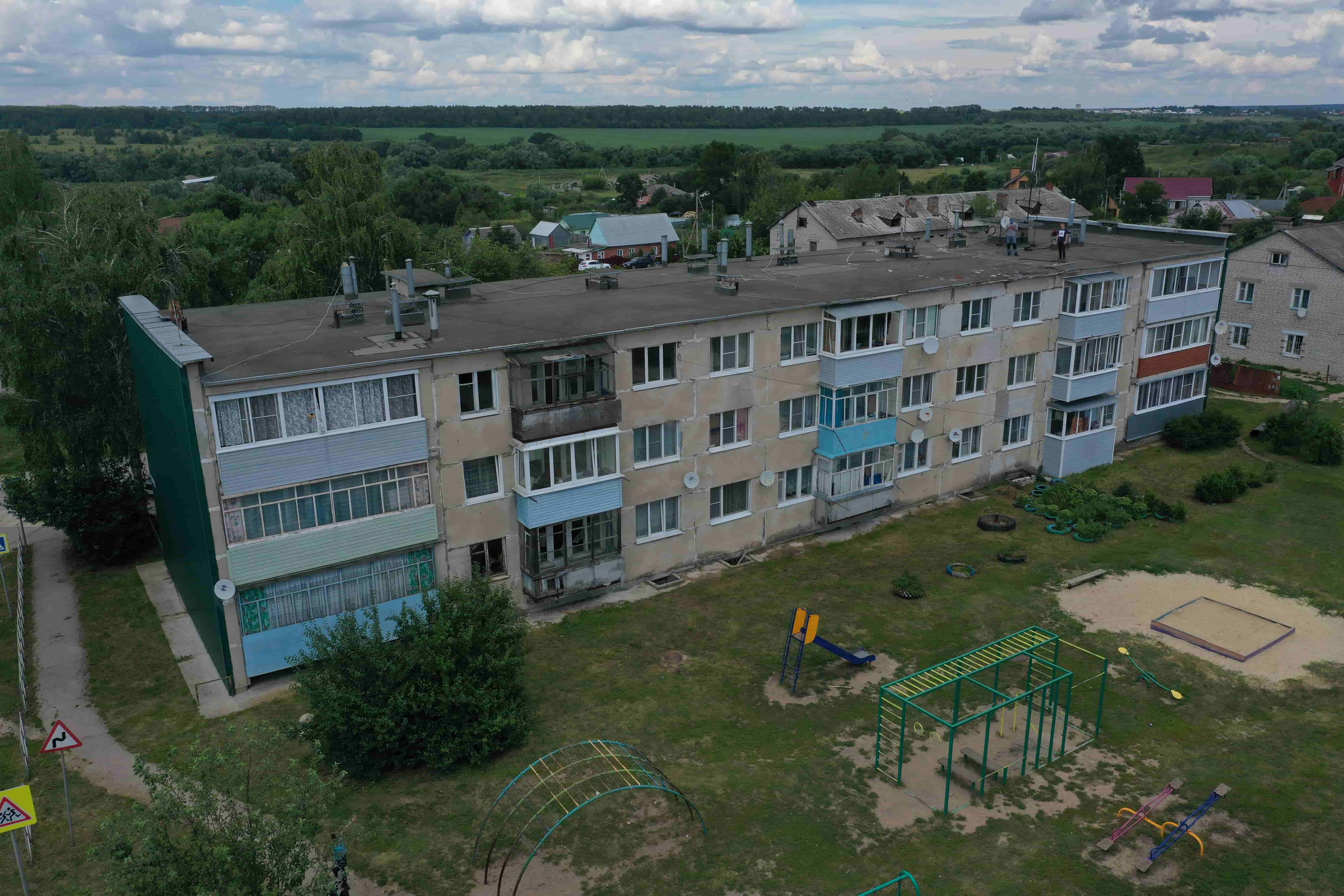 Многоквартирный жилой дом по ул. Новая, д. 4 в с. Болошнево  Рязанского района Рязанской области
